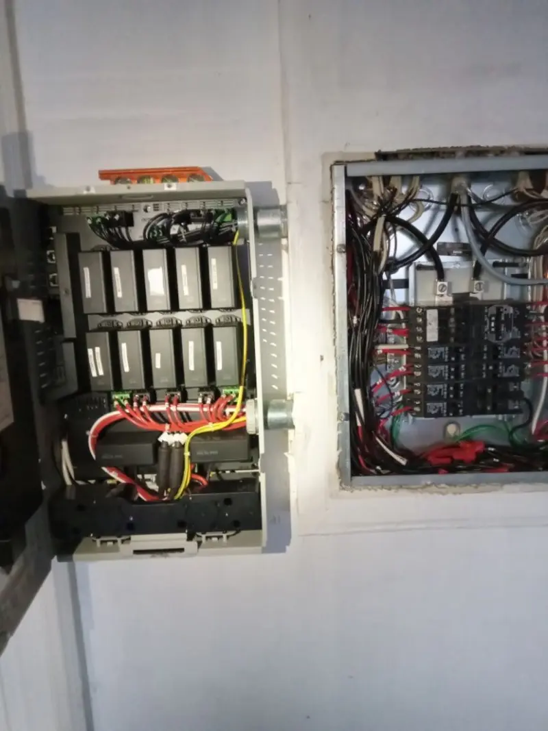Electrical panel upgrade completed for Security Camera Wiring in South Jacksonville